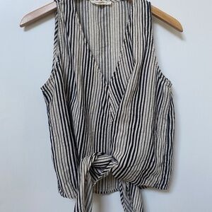 Linen and drapey tank
